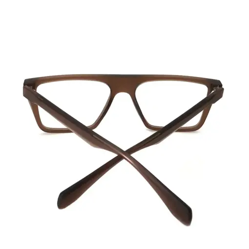 Brown Bold Fashion Eyeglasses at chashmah