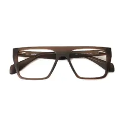 Brown Bold Fashion Eyeglasses at chashmah