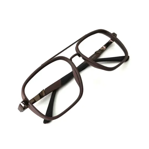 Brown Lightweight Fashion Eyeglasses