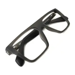 Dark Grey Bold Eyeglasses at chashmah