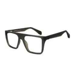 Dark Grey Bold Eyeglasses at chashmah