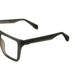 Dark Grey Bold Eyeglasses at chashmah