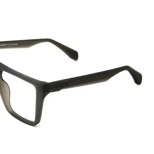 Dark Grey Bold Eyeglasses at chashmah