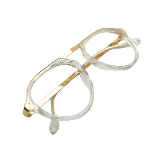 Glass White Gold Aviator at chashma