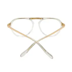 Glass White Gold Aviator at chashma