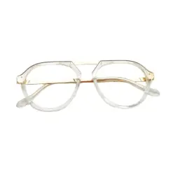Glass White Gold Aviator at chashma