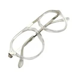 Glass White Silver Aviator at chashmah
