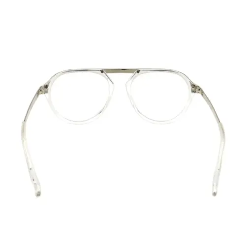 Glass White Silver Aviator at chashmah