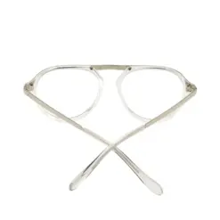 Glass White Silver Aviator at chashmah