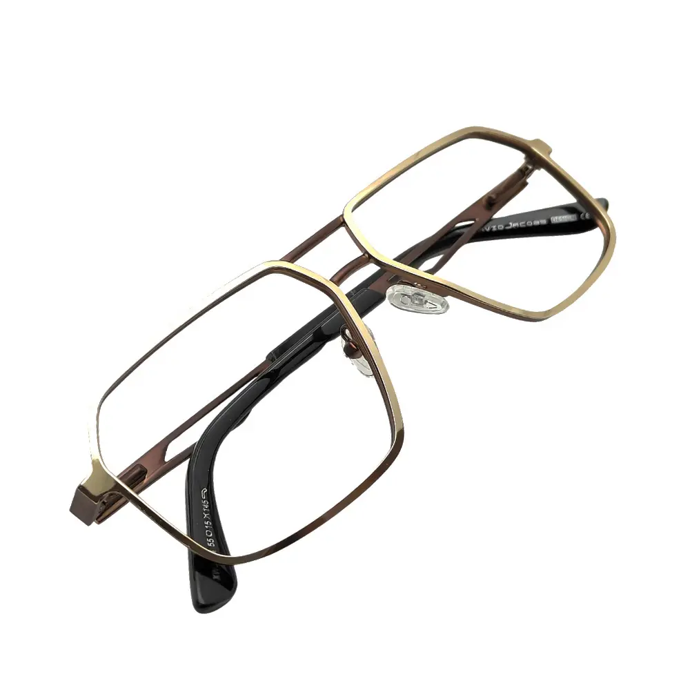 Golden Hip Hop Eyeglasses 3308 10 1