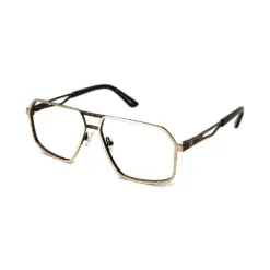 Golden Hip Hop Eyeglasses at chashma