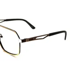 Golden Hip Hop Eyeglasses at chashma