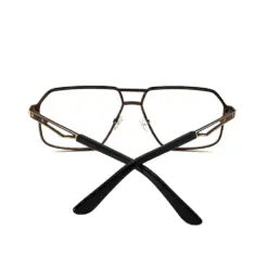 Golden Hip Hop Eyeglasses at chashma