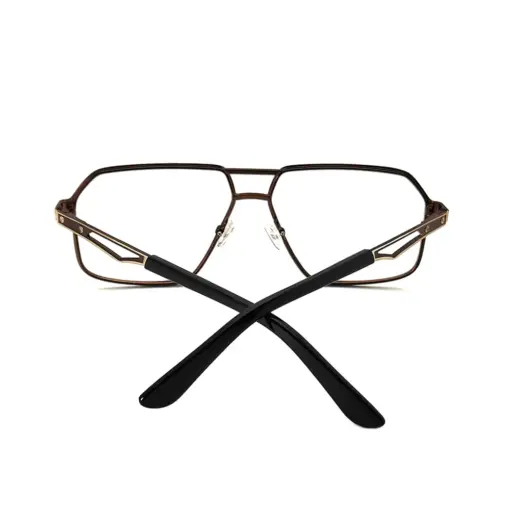 Golden Hip Hop Eyeglasses at chashma