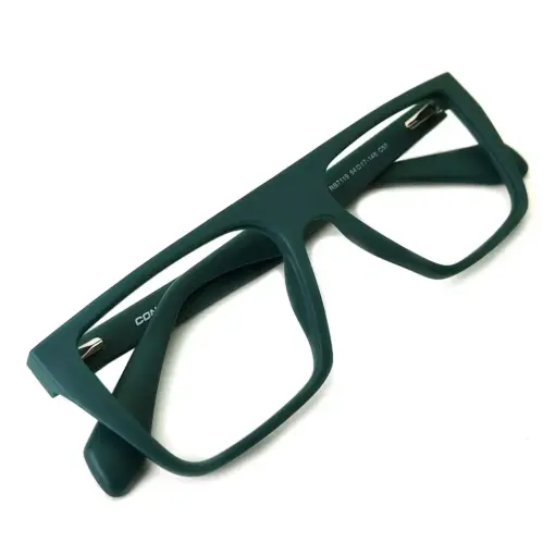 Green Premium Bold Eyeglasses at chashmah