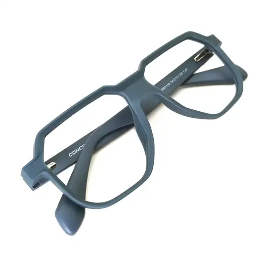 Matte Grey Fashion Eyeglasses at chashmah