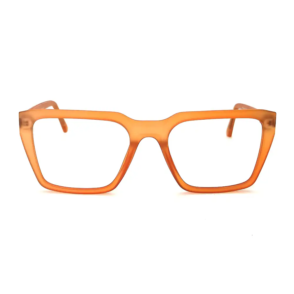 Matte Orange Premium Eyeglasses