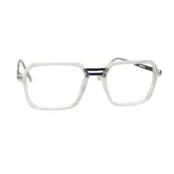 Matte White Modern Eyeglasses at chashmah.com