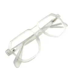 Matte White Premium Eyeglasses