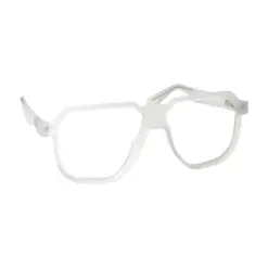 Matte White Premium Eyeglasses