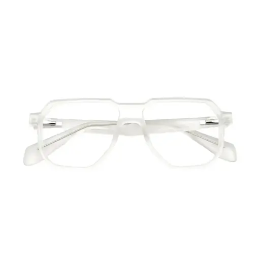 Matte White Premium Eyeglasses