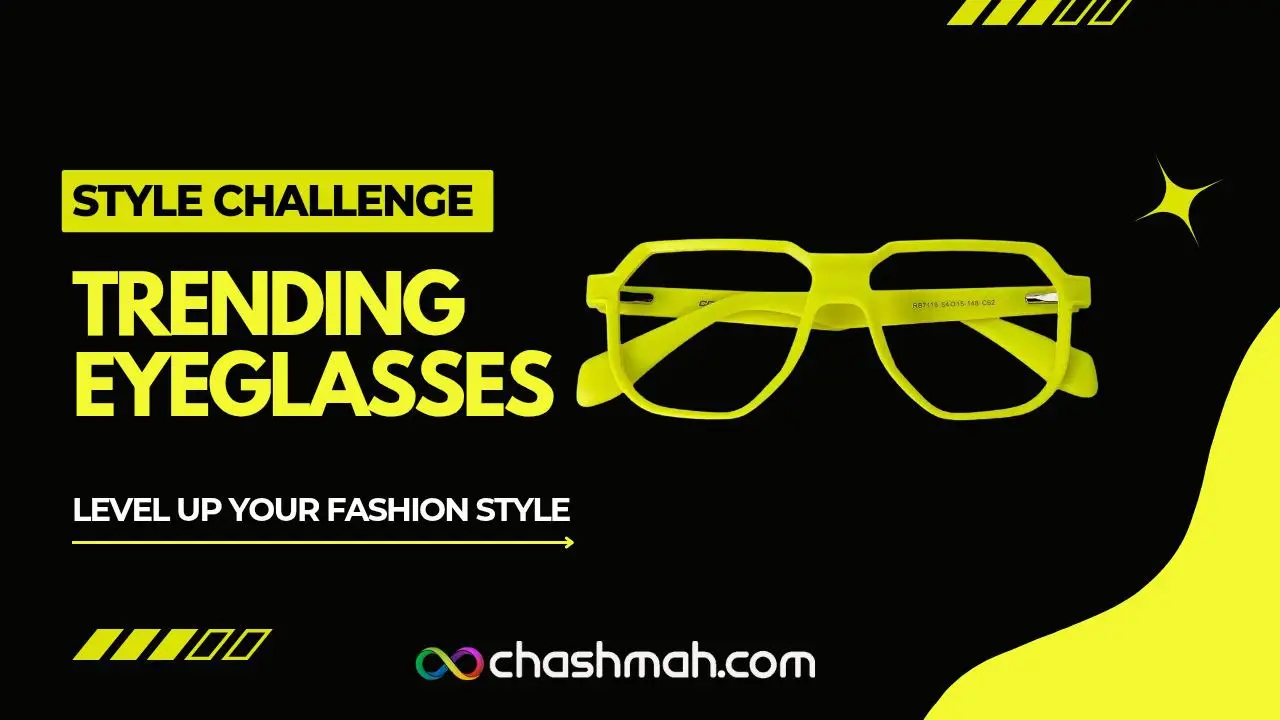 Neon Gen Z Eyeglasses at chashmah