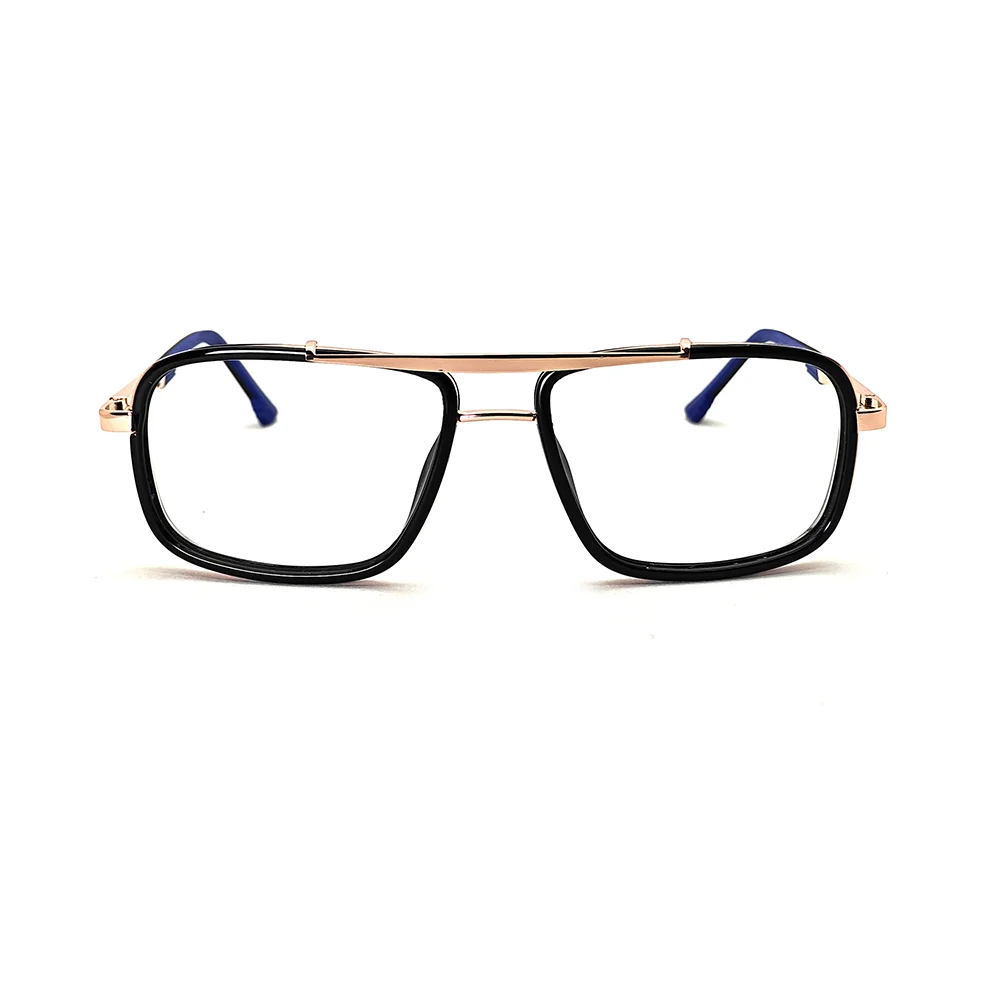 Black Gold Bold Eyeglasses at chashmah