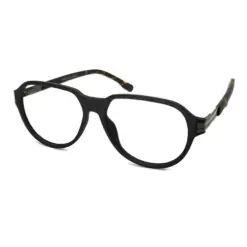 Black Retro Aviator Eyeglasses at chashmah