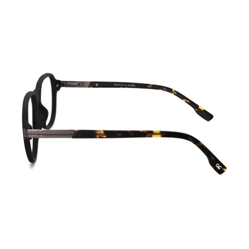 Black Retro Aviator Eyeglasses - 4501 - Image 5