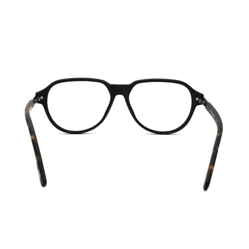 Black Retro Aviator Eyeglasses at chashmah