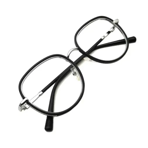 Black Round Fancy Eyeglasses