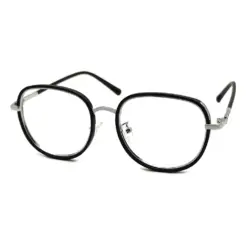 Black Round Fancy Eyeglasses
