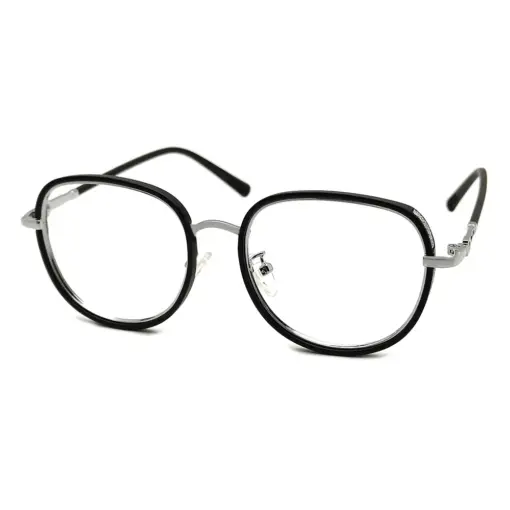 Black Round Fancy Eyeglasses