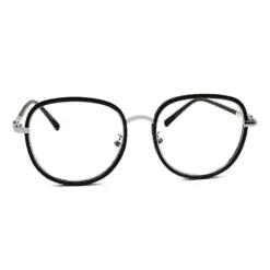 Black Round Fancy Eyeglasses