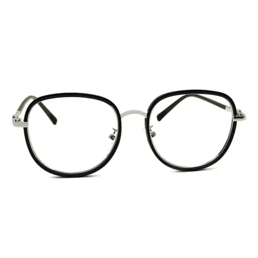 Black Round Fancy Eyeglasses