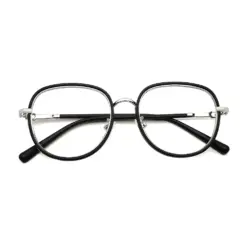 Black Round Fancy Eyeglasses