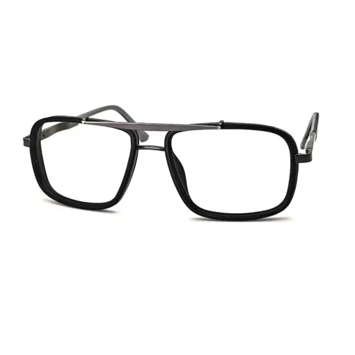 Black Street Style Eyeglasses at chashmah