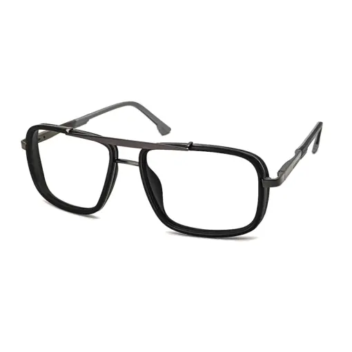 Black Street Style Eyeglasses at chashmah