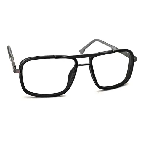 Black Street Style Eyeglasses at chashmah