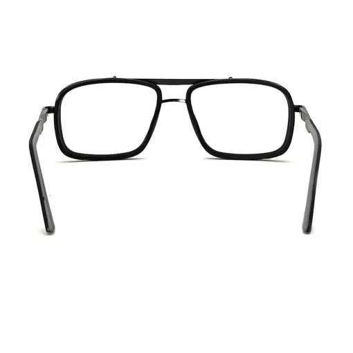 Black Street Style Eyeglasses at chashmah