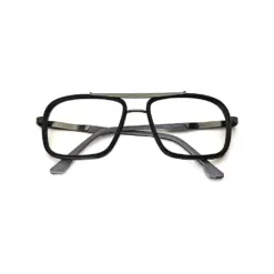 Black Street Style Eyeglasses at chashmah