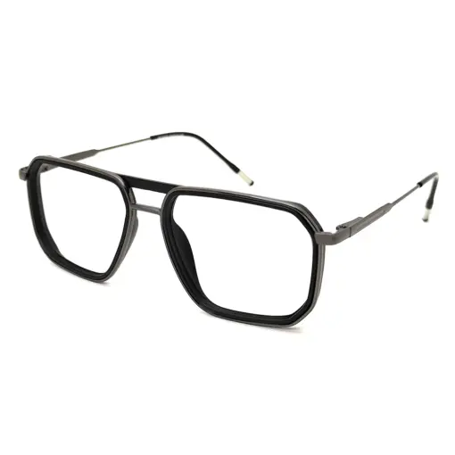 Black Street Style Eyeglasses at chashma
