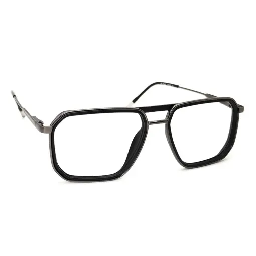 Black Street Style Eyeglasses at chashma