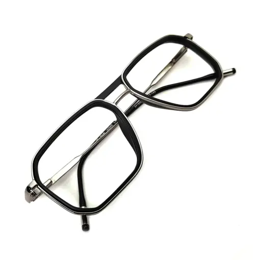 Black Street Style Eyeglasses at chashma