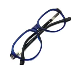Blue Retro Aviator Eyeglasses at chashmah