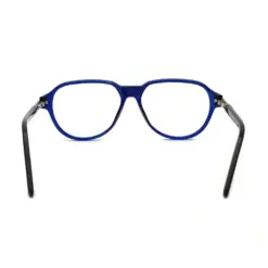 Blue Retro Aviator Eyeglasses at chashmah