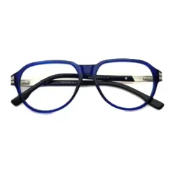 Blue Retro Aviator Eyeglasses at chashmah