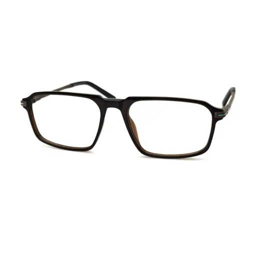 Brown Rectangular Fashion Eyeglasses at chashmah