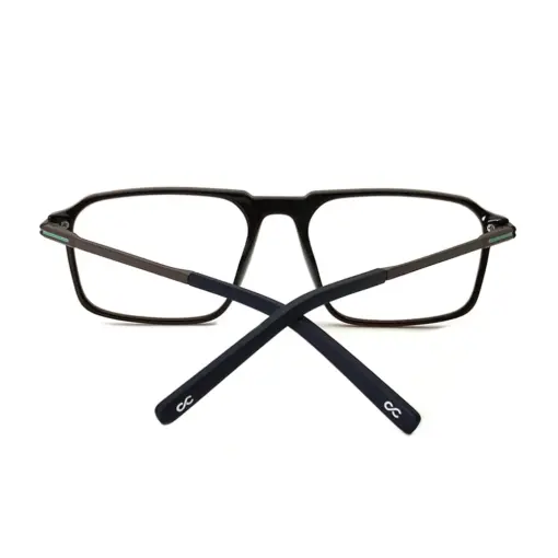Brown Rectangular Fashion Eyeglasses at chashmah