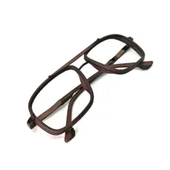 Coffee Brown Bold Eyeglasses at chashmah